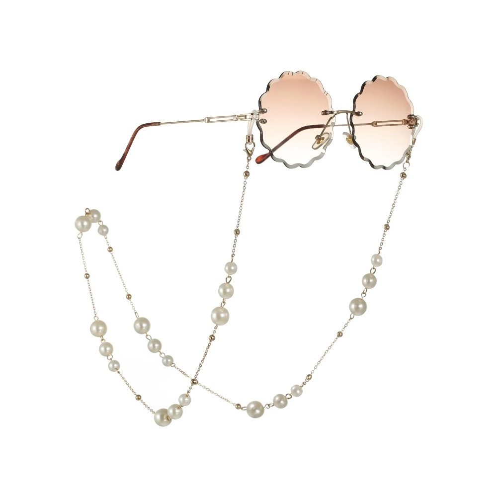 Mask Lanyard Adjustable - Tali Gantung Kacamata Mutiara Trendy, Tali