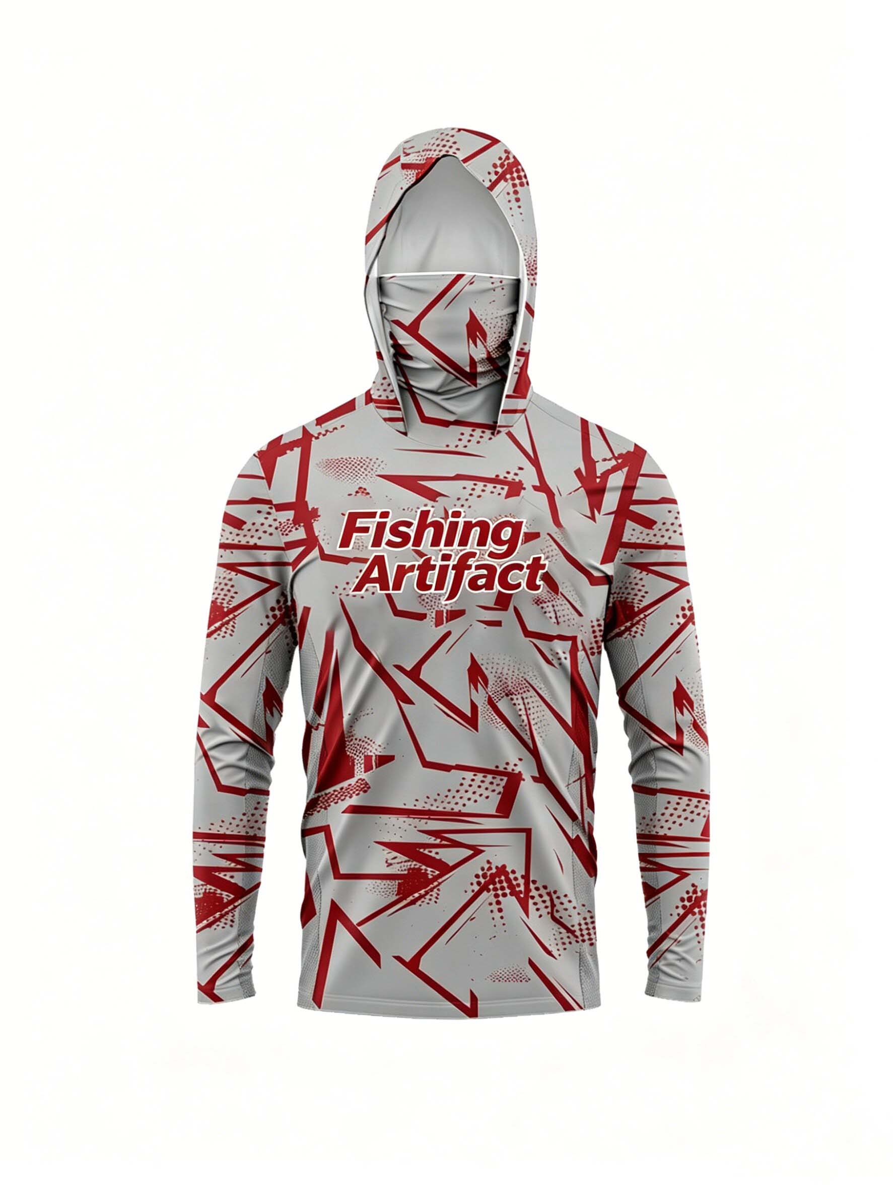 Hoodie Memancing Pria Motif 3D - Sports Mask Breathable ulasan dan harga