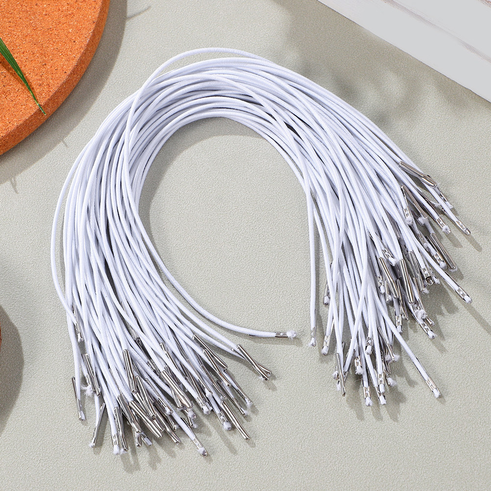200Pcs Tali Berduri Elastis de - Mask Lanyard Adjustable ulasan dan harga